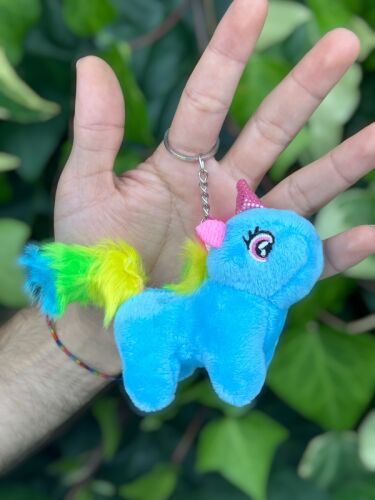 Pelüş Unicorn Anahtarlık 12'li Paket - 3